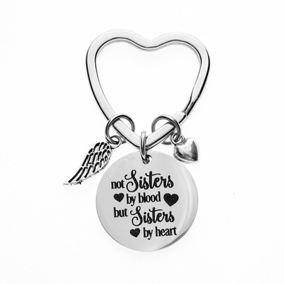 best friends keychain keyring friendship sister jewelry gift