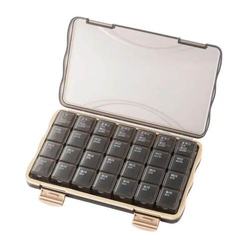Packaging box: 7-day drug box for 7 days a week, PP plastic