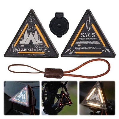 LED Night Riding Warning Light with 4 Lighting Modes High