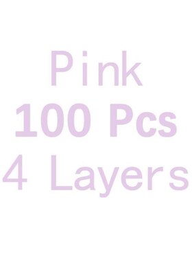 50Pcs Black Face Mask Surgical Disposable 3 Layers Medical