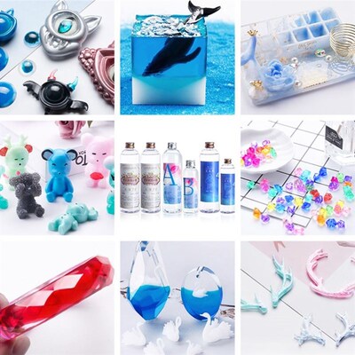 1:1 AB Epoxy Resin Glue Kits High Adhesive Crystal DIY Mold