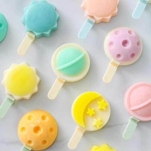 Silicone Ice Pop Molds for Home Use with Lids, Creative Chil