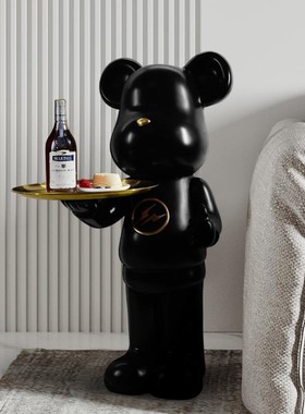 客厅电视柜两边沙发旁边的大型大号感玄关落地托盘装饰品摆件