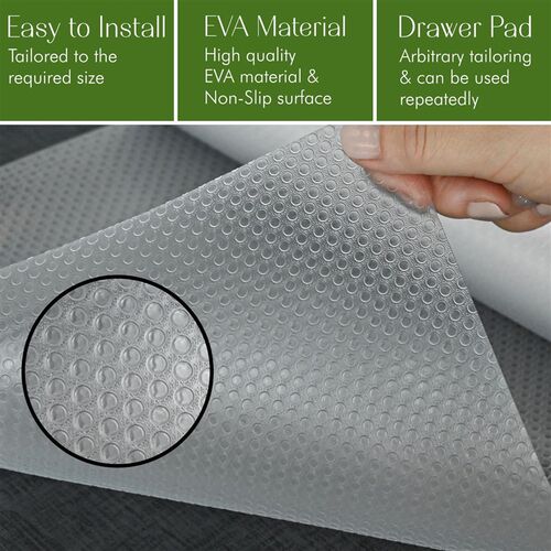 Non-Slip Shelf Liner EVA Kitchen Liner Durable Strong Grip