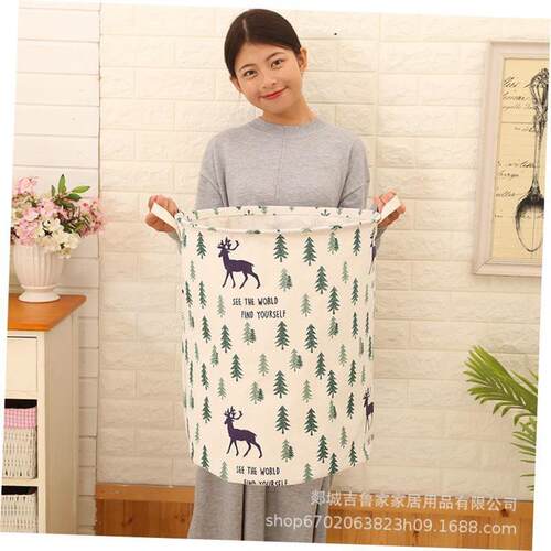 folding large size dirty clothes fabric basket laundry box