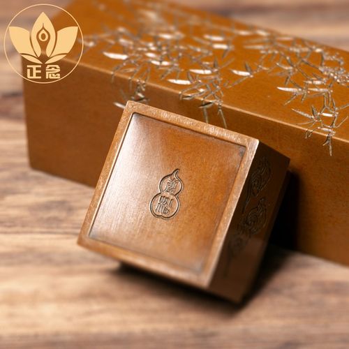 庆松堂苏工铜炉名家胡庆松制铜方竹香筒文房摆件收藏把玩室内熏香