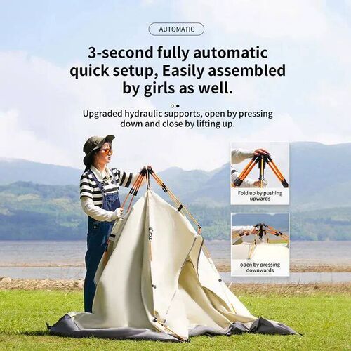 Outdoor Folding Tent Fully Automatic Quick Opening Tent 3-4