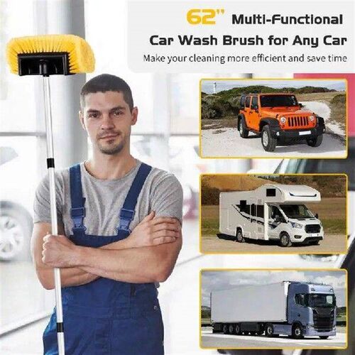 Long Handle Car Wash Brush Extending Auto Dust Cleaner