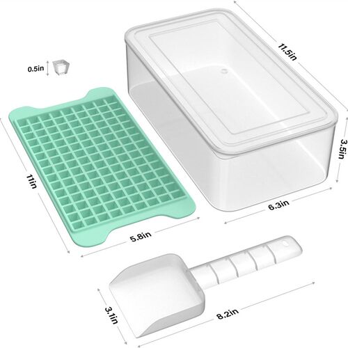 Small Ice Trays for Freezer with Bin  Nugget Ice Tray