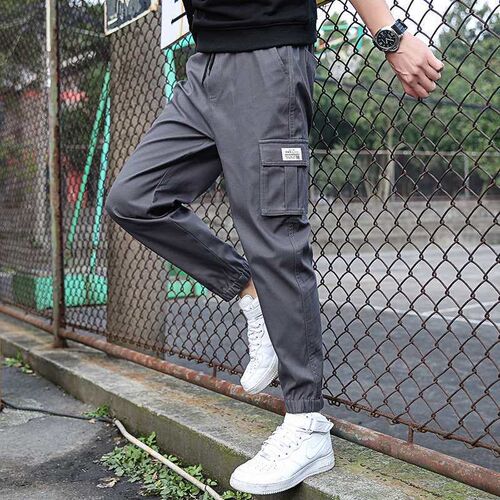 Workwear Long Pants Mens Casual Pants Loose Leg-toe New Spo