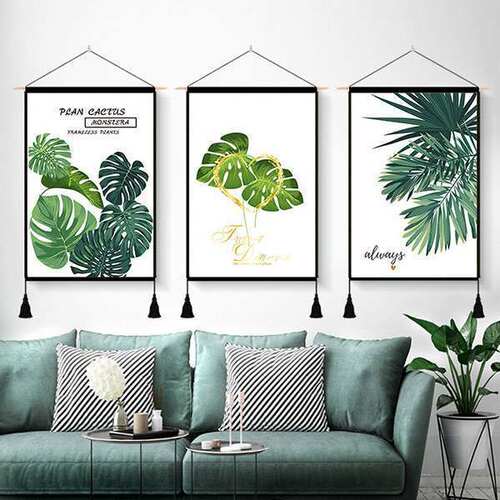 Sofa backdrop wall painting cloth living room decoration