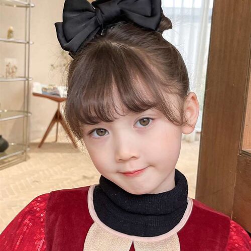 Childrens Red Bow Hairpin Cute Ba High Beauty Value Clip Gi