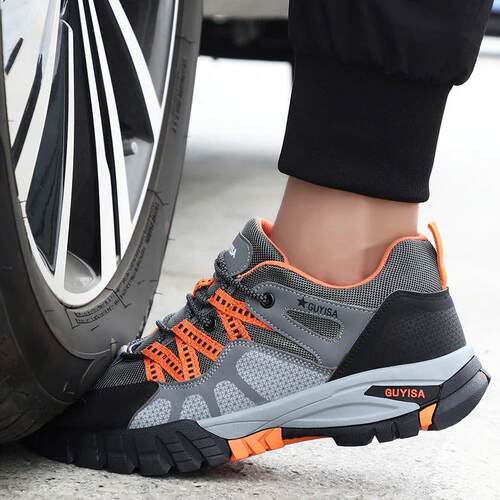 Men Steel Toe Safety Shoes Indestructible Construction Worki