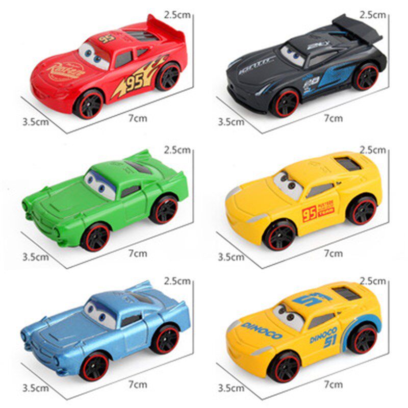 Pixar Cars 3 2 Metal Diecast Car Toys Lightning McQueen VS.