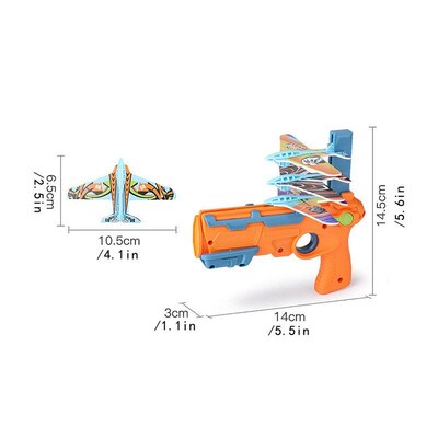 Launcher Toys for Kids Bubble Catapult With 6 Small Plane To