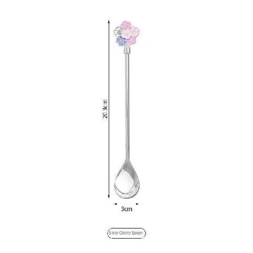 2/3/4PCS Teaspoons Stirring Birds Nest Spoon Long Handle
