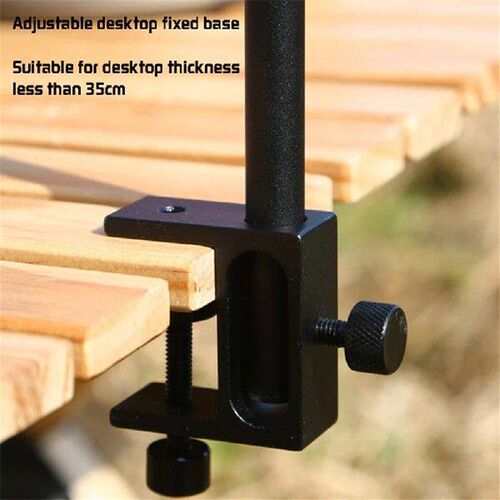 Folding Desktop Stand with Hook Camping Lantern Hanger