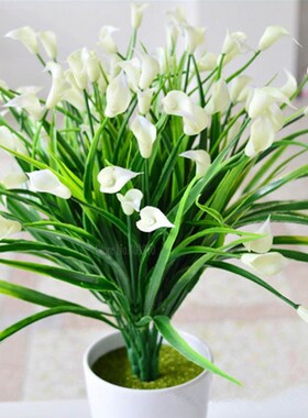 New beautiful 25 heads/bouquet mini artificial calla with le