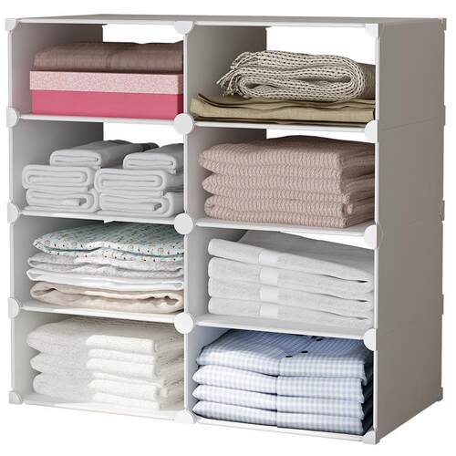 wardrobe layered partition storage box drawer large cabinet
