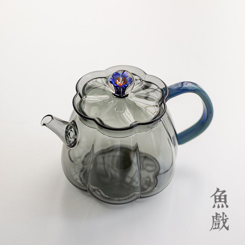 耐高温玻璃茶壶梅花过滤泡茶壶家用迷你小壶女高档花茶壶功夫茶具