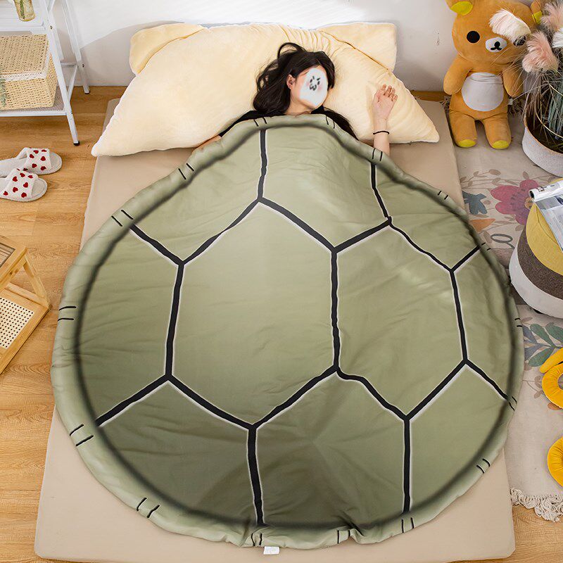 个性趣味乌龟壳夏凉被创意凉被午睡披肩盖腿毯学生宿舍床上空调被,床上用品,化纤被,淘宝优惠券,粉丝福利购,淘宝优惠卷