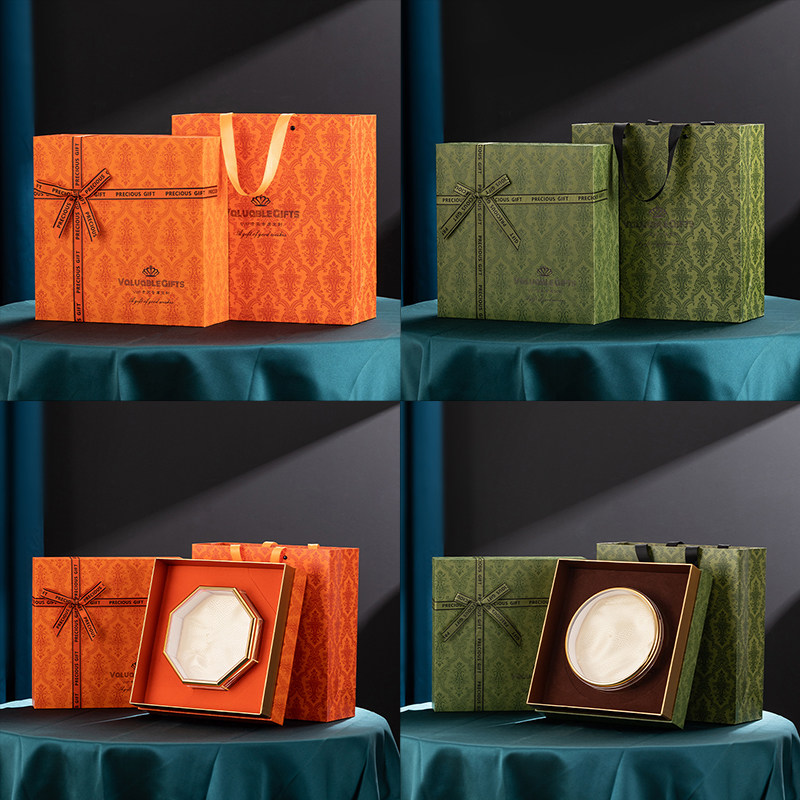 新款橙色通用礼品盒元贝海参鲍鱼石斛花旗参鱼胶滋补乾货包装盒空,包装,礼品盒,淘宝优惠券,粉丝福利购,淘宝优惠卷