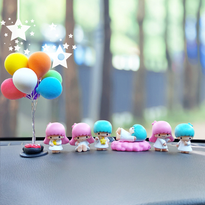 卡通创意可爱迷你子星汽车摆件公仔仪表中控台车载车内装饰用品