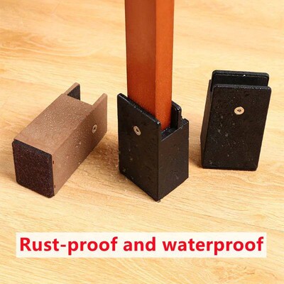 4PCS Adjustable Chair Feet Riser Screw Clamp 2 4 Inch Height