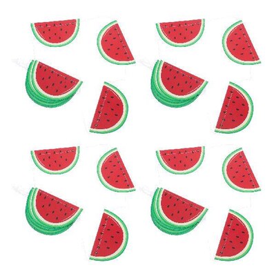 4Pcs Watermelon Banner Vibrant Summer Theme Party