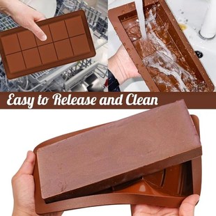 Chocolate Bar Molds Silicone Bars Break Apart Wax Melt Mould