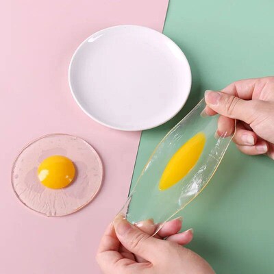 Children Squeezing Poached Egg Kneading Toy Lovely Relieve S