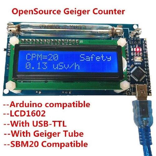 Geiger Counter Kit Module Nuclear Radiation Detector with