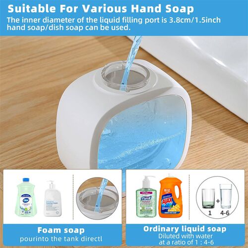 New Wall Mounted Automatic Soap Dispenser Foam Smart Hand Wa