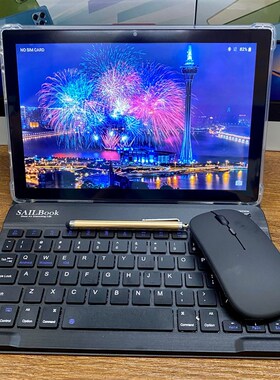 10.1 inch Pad Tablet Pc Book 5G WIFI SIM with keyboard mouse