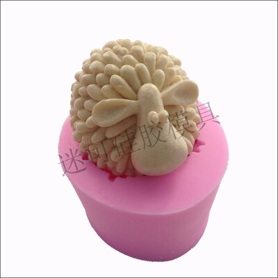 Goat handmade soap mold  fondant cake mold Flip cake silicon
