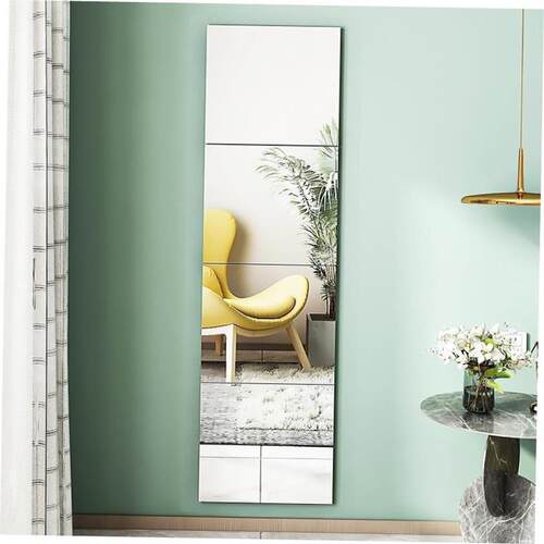 With gum mirror sticker wall soft mirror wallpaper