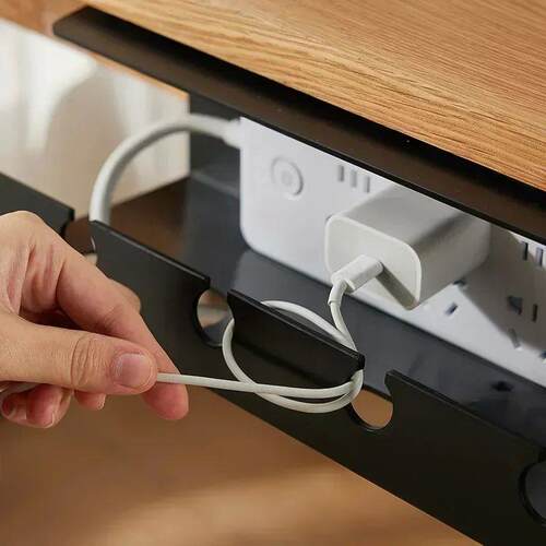 Under Desk Cable Management Cable Tray Under Desk With Clamp