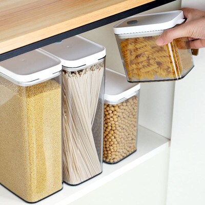 container food storage box kitchen cans for bulk cereal bloc