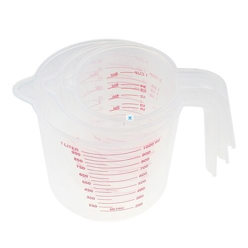 250/500/1000ML Plastic Measuring Cup Jug Pour Spout Surface