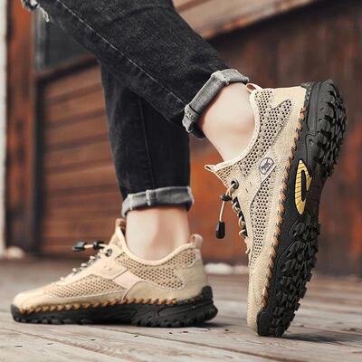Summer Mesh Shoes Large Size Casual Stylish Mens Shoes Non-S