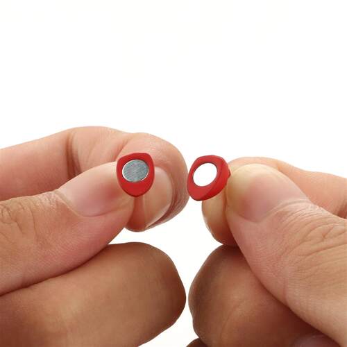 5pcs Love Heart Shape Strong Magnetic Clasps Matte Metal Mag