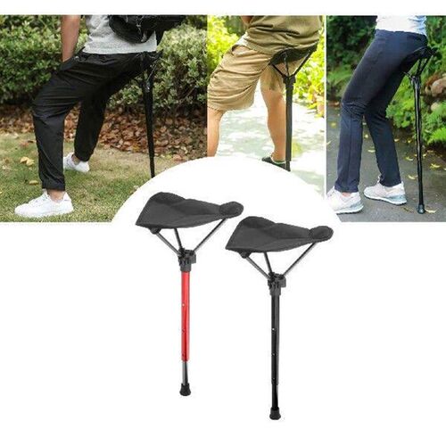 Folding Stool Slacker Chair Travel Barbecue Padded Cushion