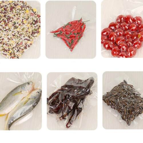 Kitchen Vacuum Sealer Bag Transparent Food Packaging Bag Fre
