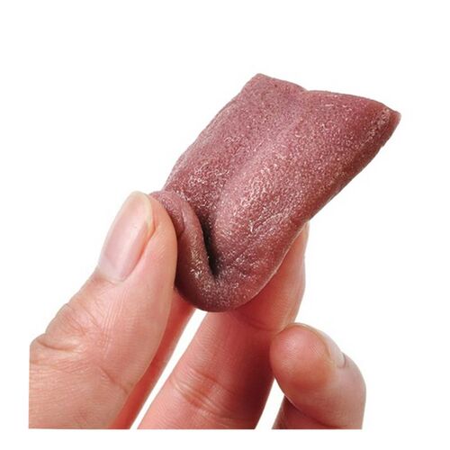 Halloween Harmless Realistic Fake Tongue Magic Trick Joke 1