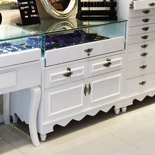 赣合珠宝柜首饰柜台翡翠展示柜眼镜柜子玉器展柜中岛柜玻璃饰品柜