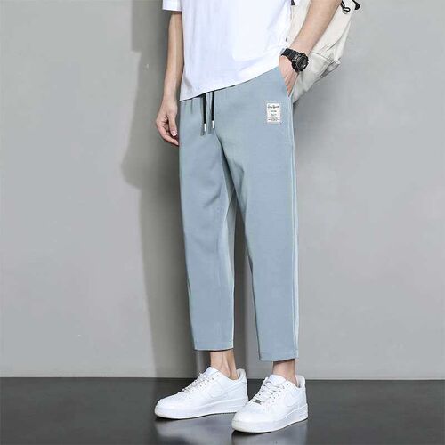 Summer thin ice silk casual trousers tend quick-drying loose