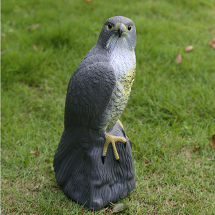 17 x 17.5 x 41cm Garden Fake Realistic Bird Scarer Scarecrow