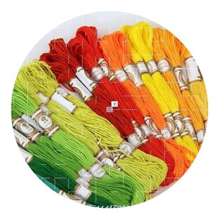 50/100PCS Cross Stitch Cotton Embroidery Thread Floss Sewing