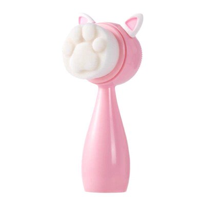 Facial Cleansing Brush with Soft Bristles, Double-Sided Clea