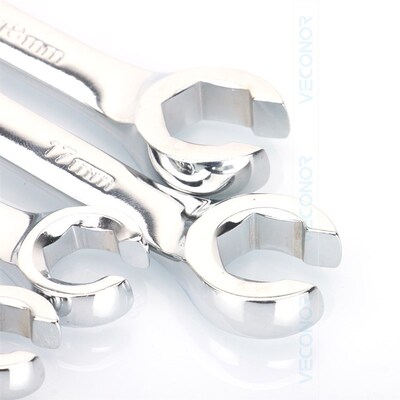 6PCS Oil Pipe Flare Nut Wrench Spanner Set of Multitools Fu